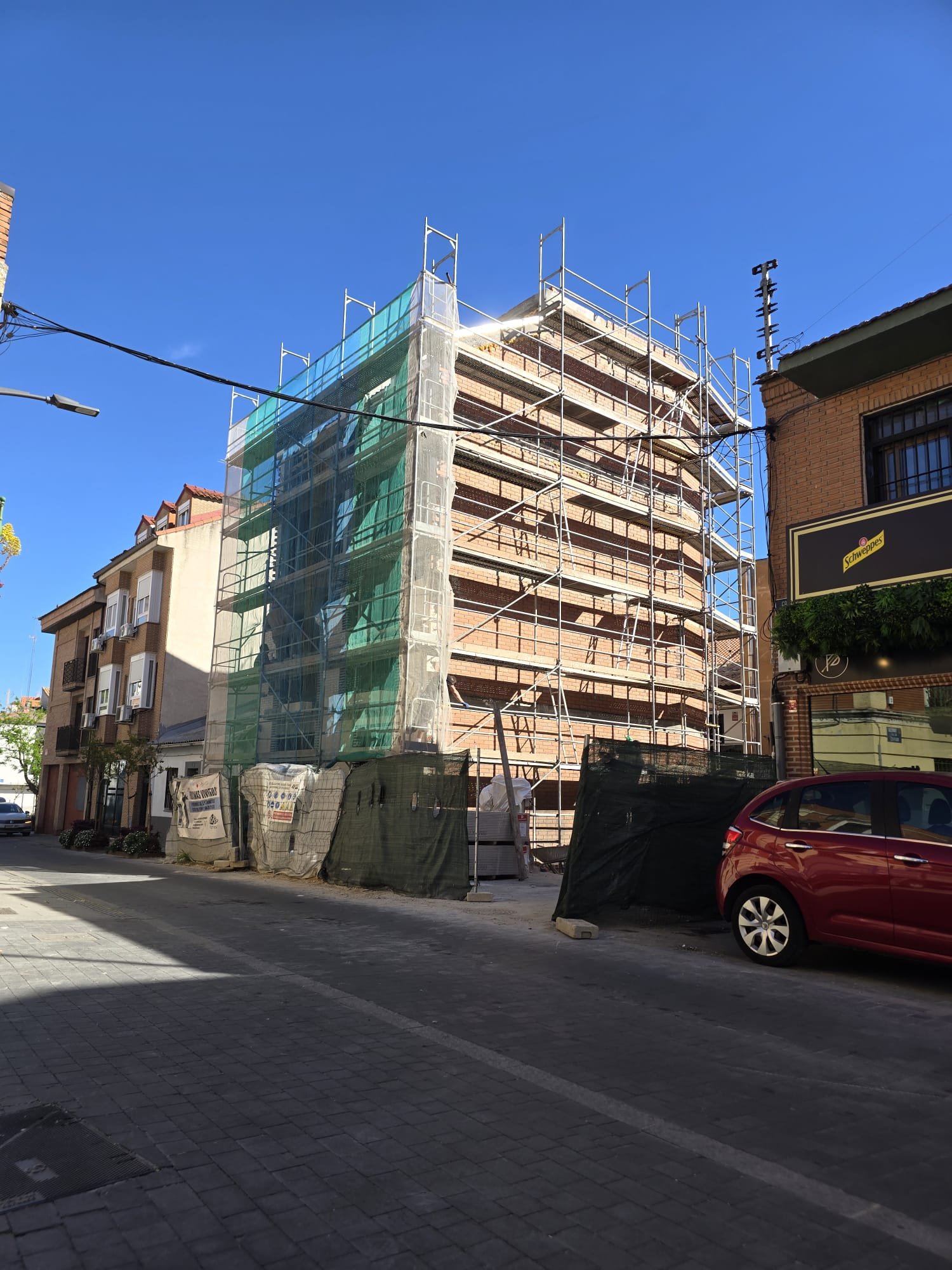 Andamios Voica - equipo en obra